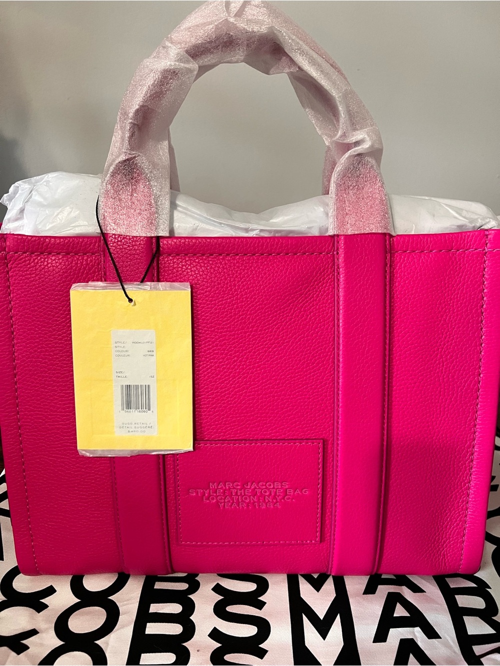 Marc Jacobs The Tote Bag - Bright Fuchsia - Picture 2 of 5